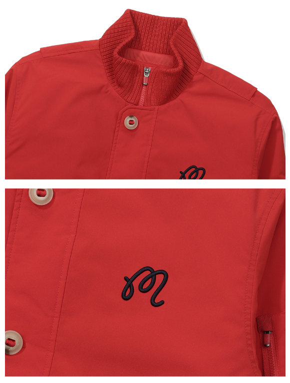 Malbon Golf Women’s Stand Collar Windproof Lightweight Jacket