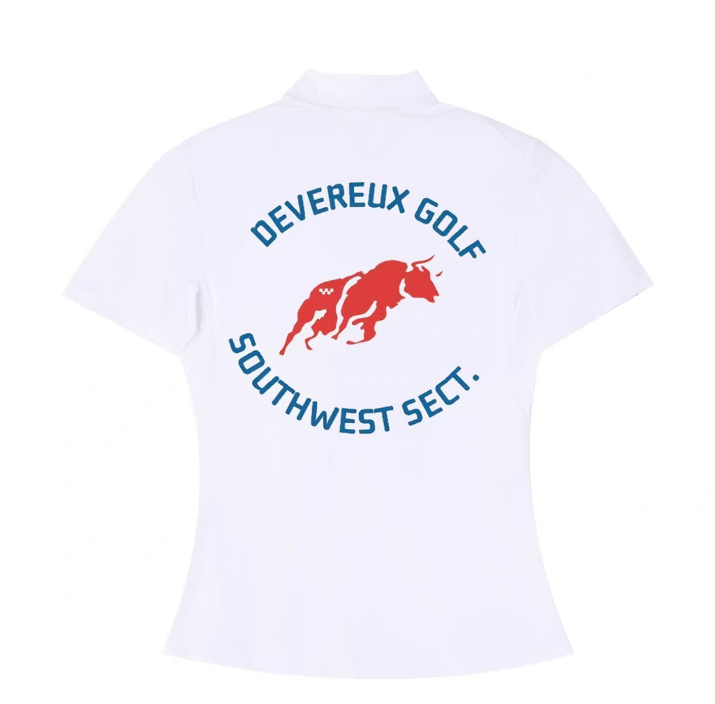 Devereux Golf Women’s Cooling Stretch Slim Printed Polo Shirt