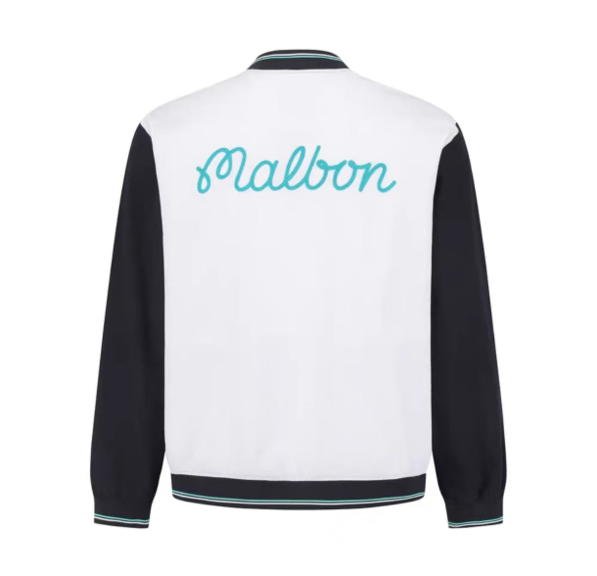 Malbon Golf Men’s Signature Color-Block Stripe Jacket