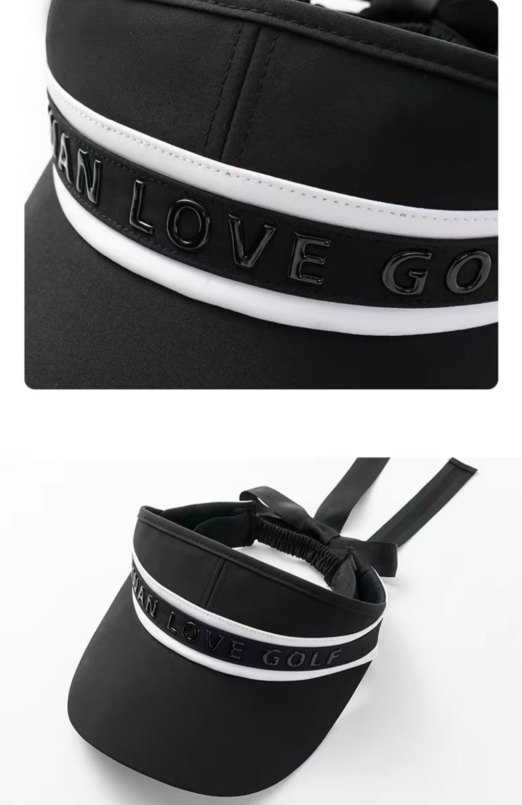 Women’s UV Protection Sun Visor Golf Hat
