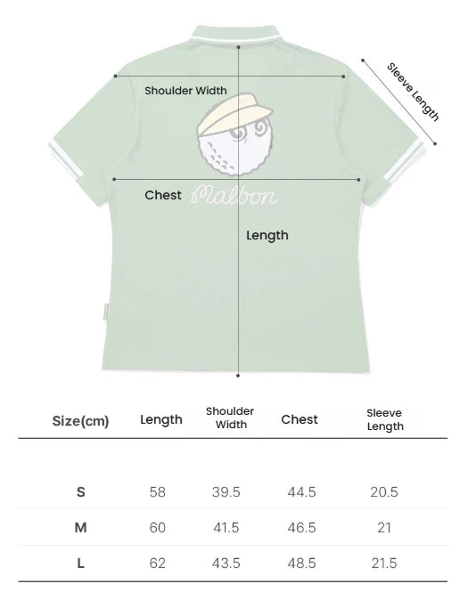 Malbon women's quick-dry breathable golf polo product shot #11
