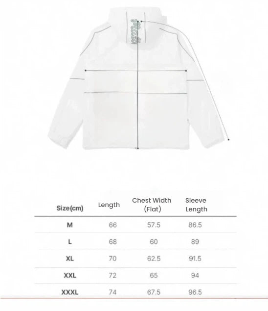 Malbon men hooded golf jacket pocket and hem detail