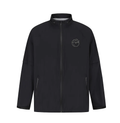 Malbon Studio Seoul Rain Jacket Black golf rain jacket front view