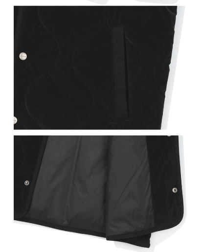 Malbon men padded jacket fabric care label