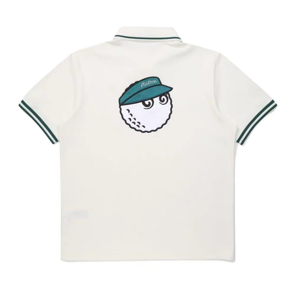 Malbon Golf Men’s Breathable Casual Sports Polo Shirt