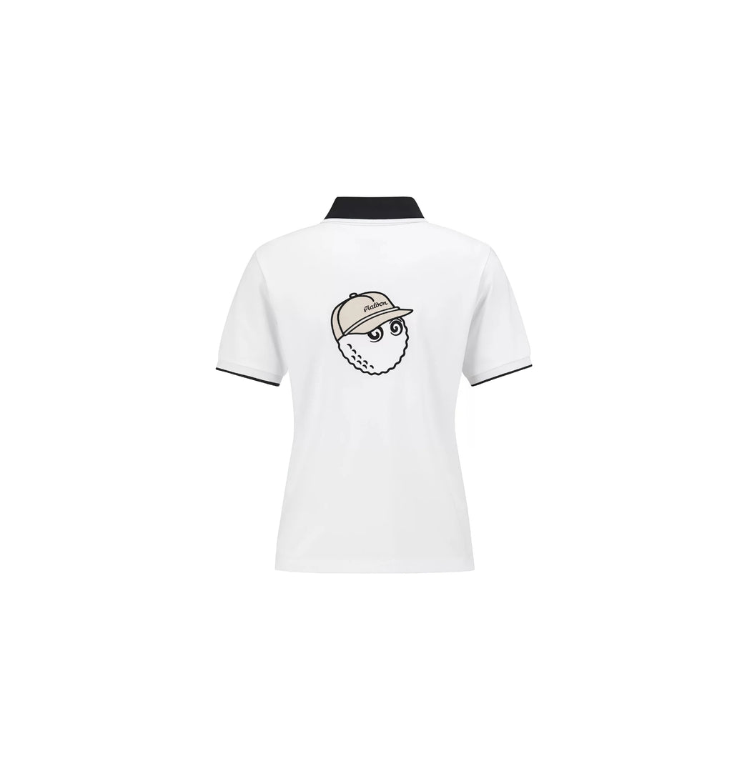 Malbon women's colorblock embroidered golf polo product shot #16