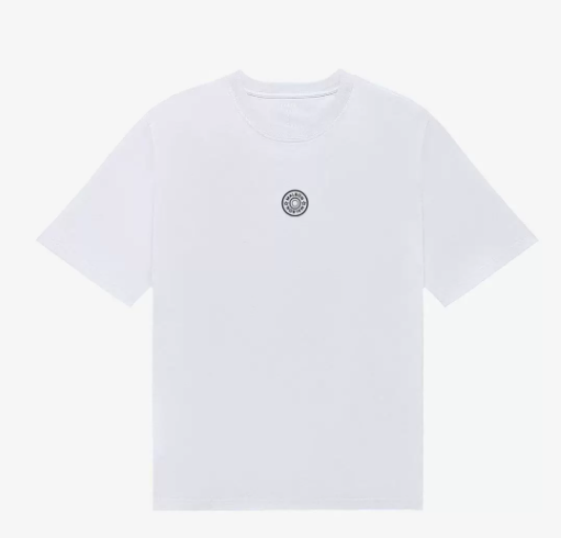 Malbon Bermuda Graphic Performance Golf T-Shirt White front view