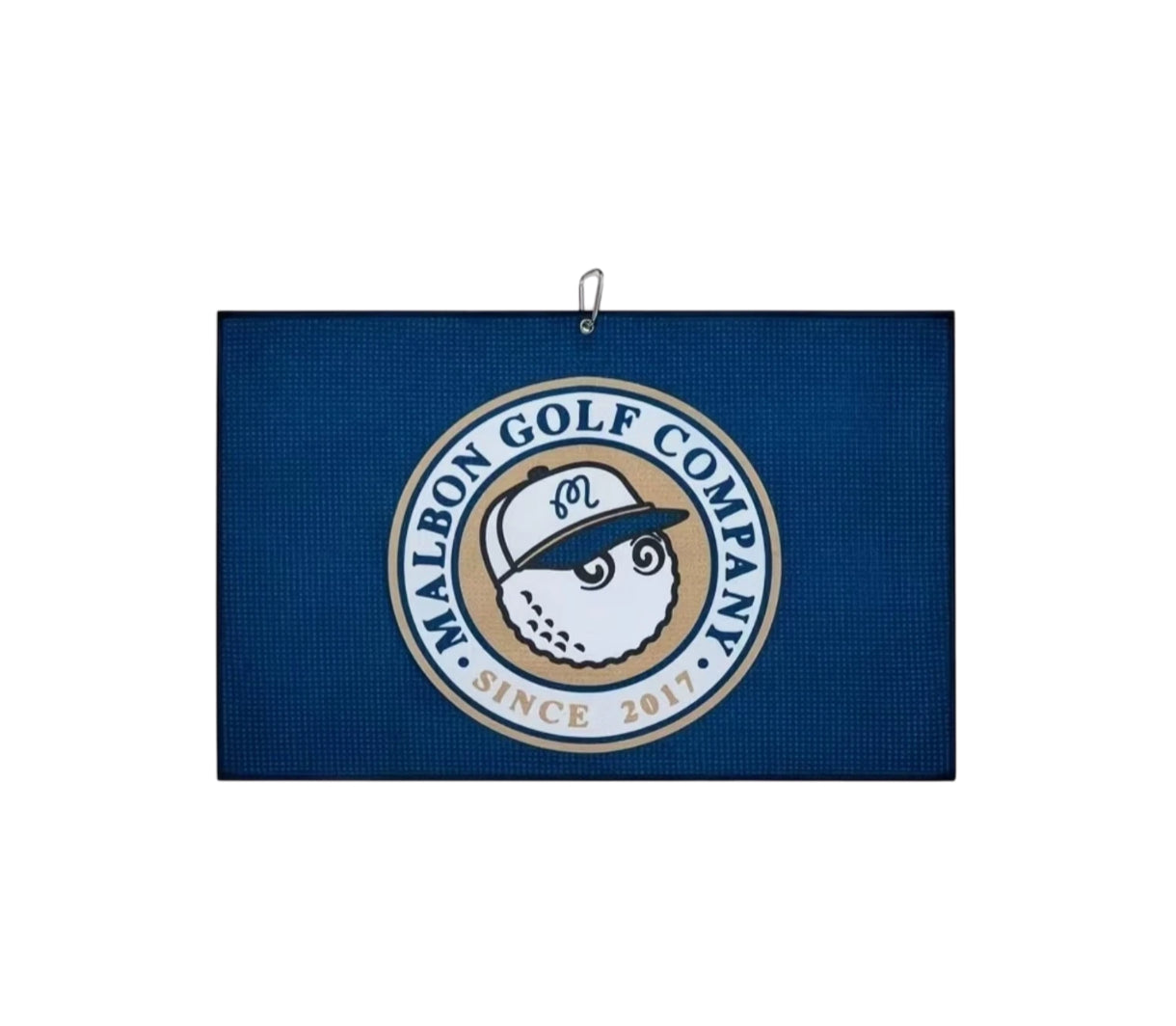 Malbon Blue Microfiber Golf Towel — main product photo
