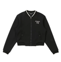 Malbon Women's Full-Zip Warm Fleece Golf Jacket fleece golf jacket model-wearing view