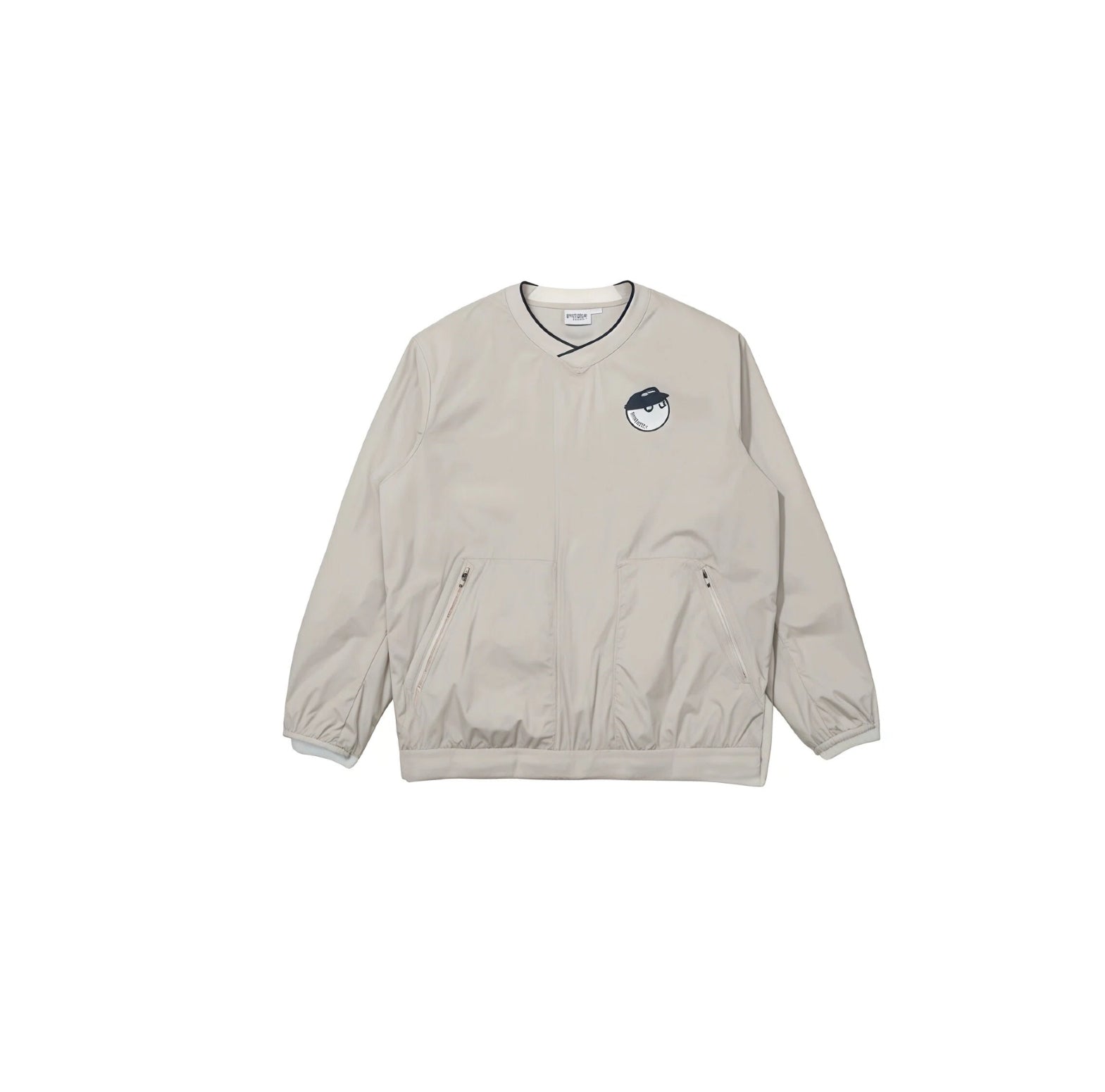 Malbon men's long-sleeve V-neck golf pullover product shot #2