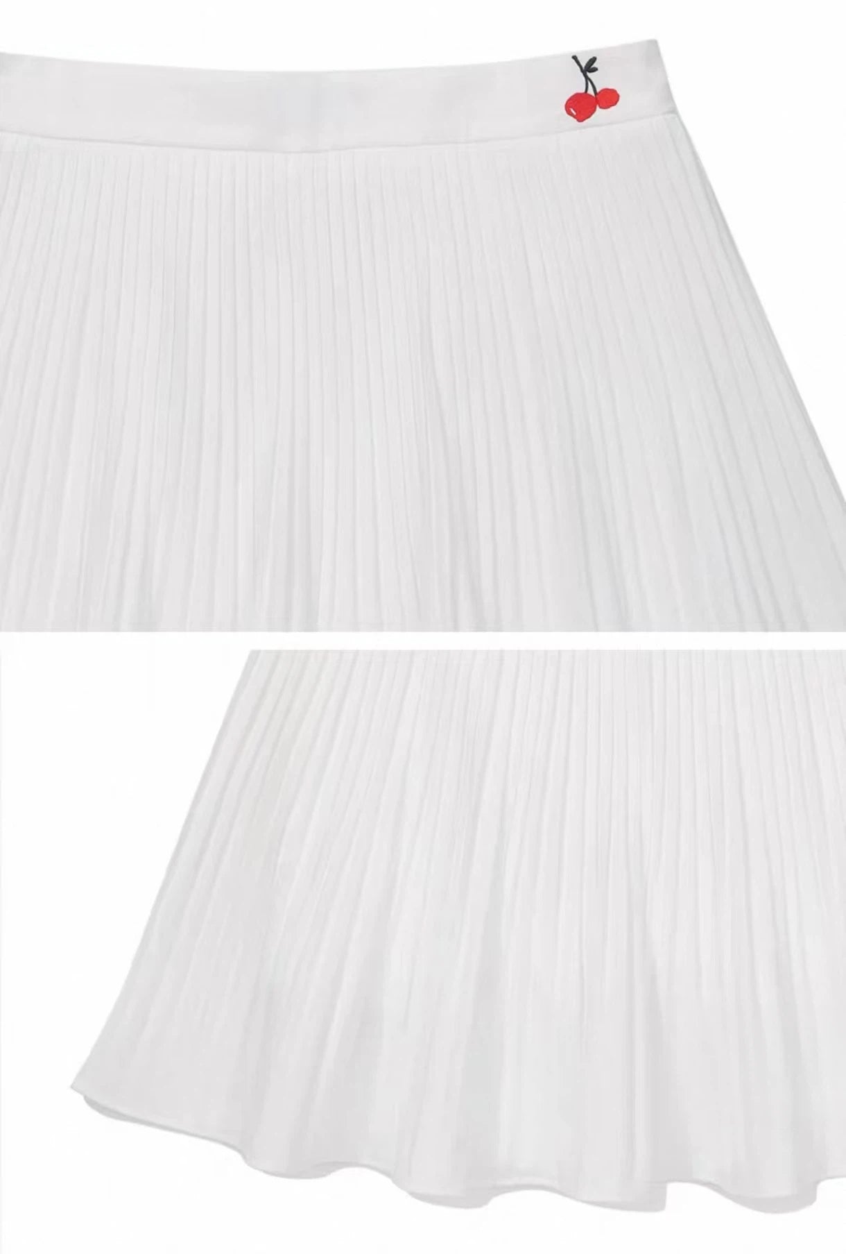 Malbon HVN Valentina Skirt White golf skirt front view