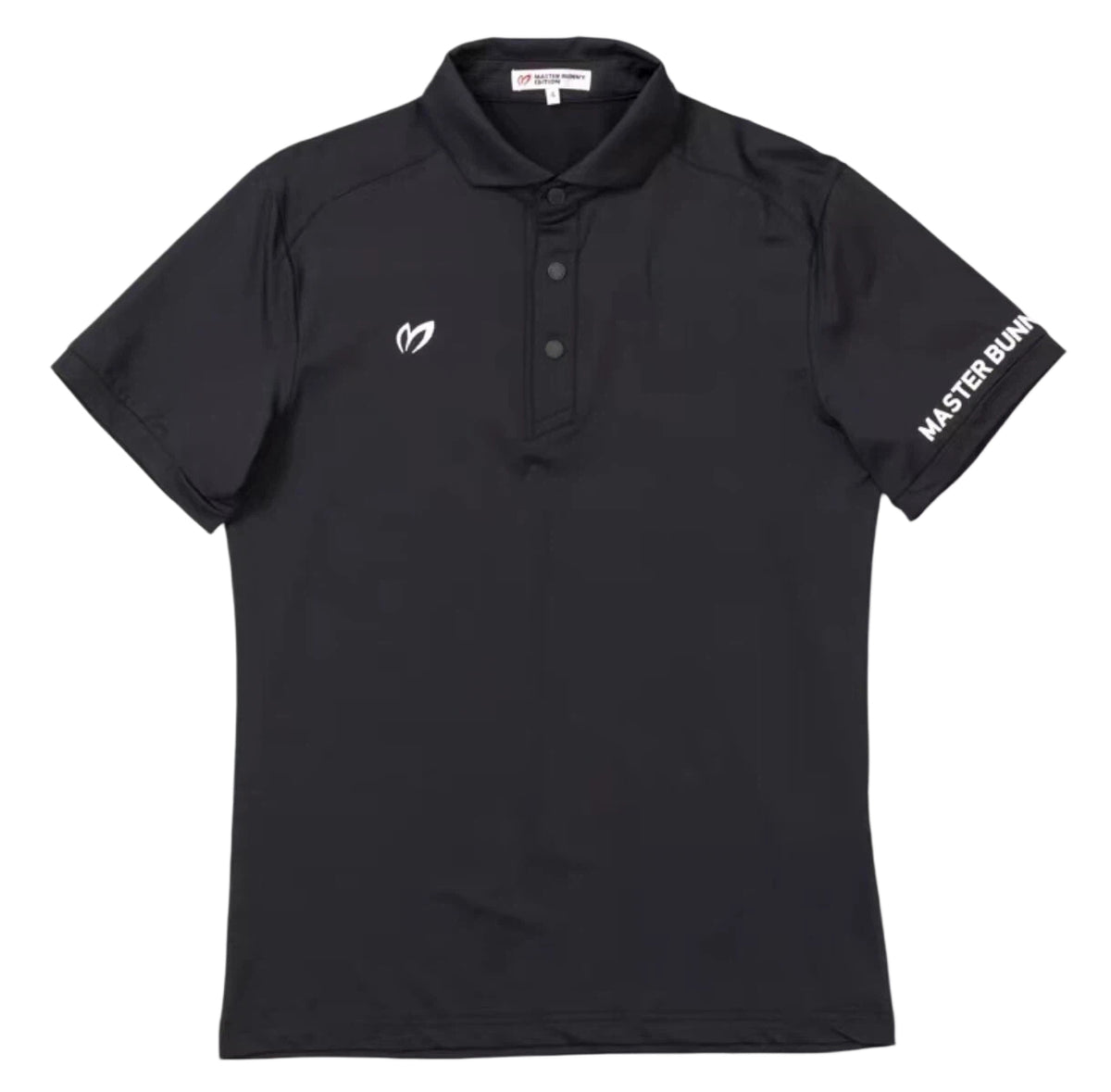 Men’s Summer Breathable  Quick-Dry Stretch Golf Shirt in Black - product view