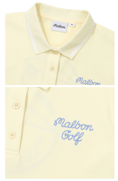 Malbon women's quick-dry breathable golf polo product shot #4