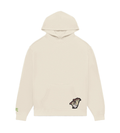 Malbon beige Foraging Fairways heavyweight hoodie front view