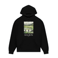 Malbon Golf Pestle Graphic Heavyweight Black Streetwear Hoodie