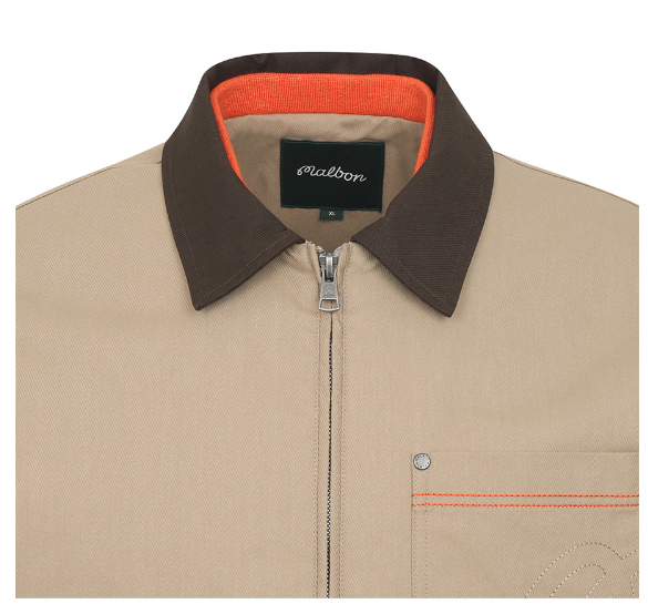 Malbon Golf Men’s Full-Zip Polo Jacket Limited Edition