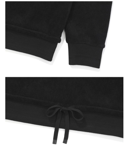 Malbon women sweatshirt brushed interior detail