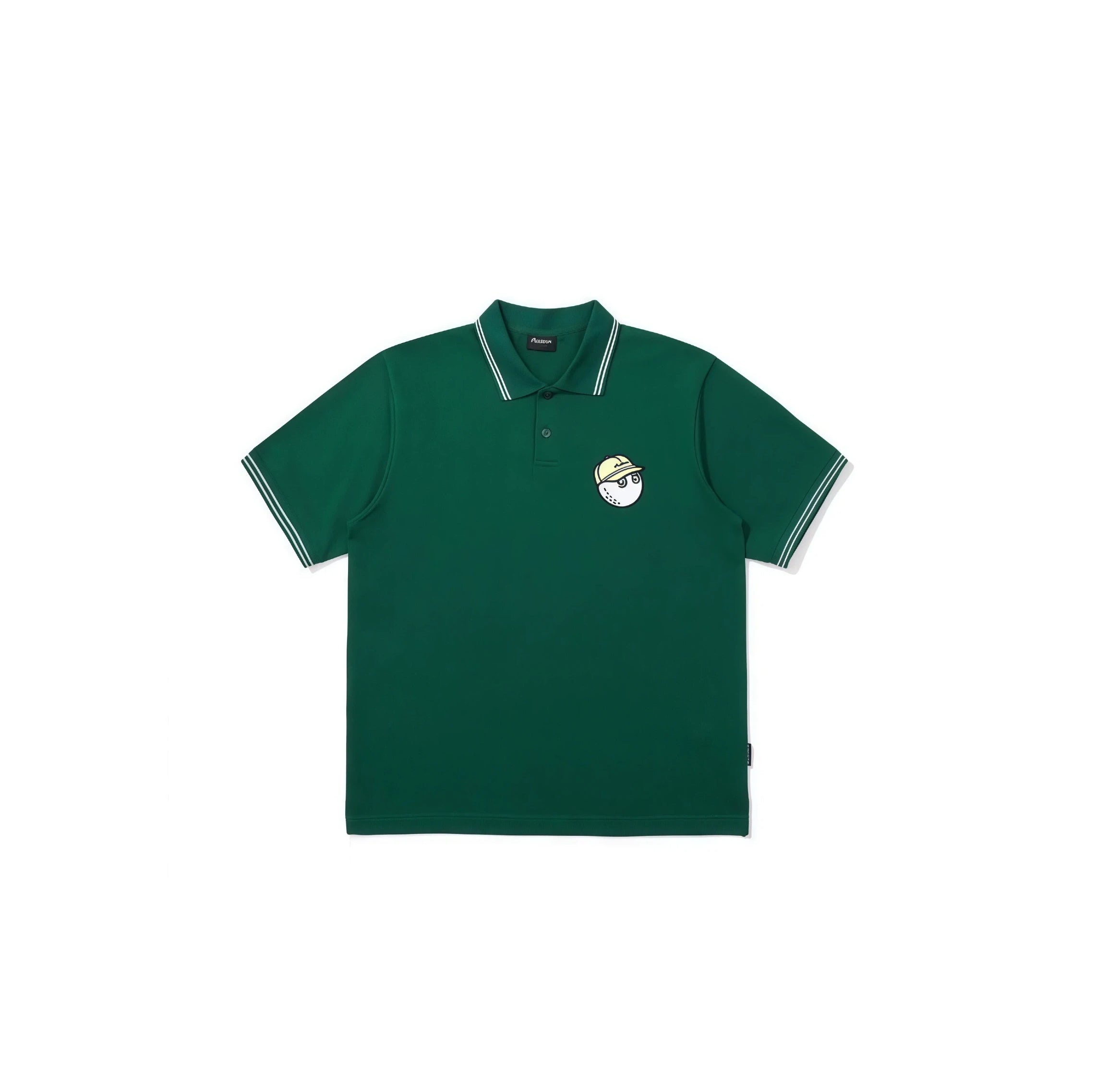 Malbon men's embroidered short-sleeve golf polo product shot #3