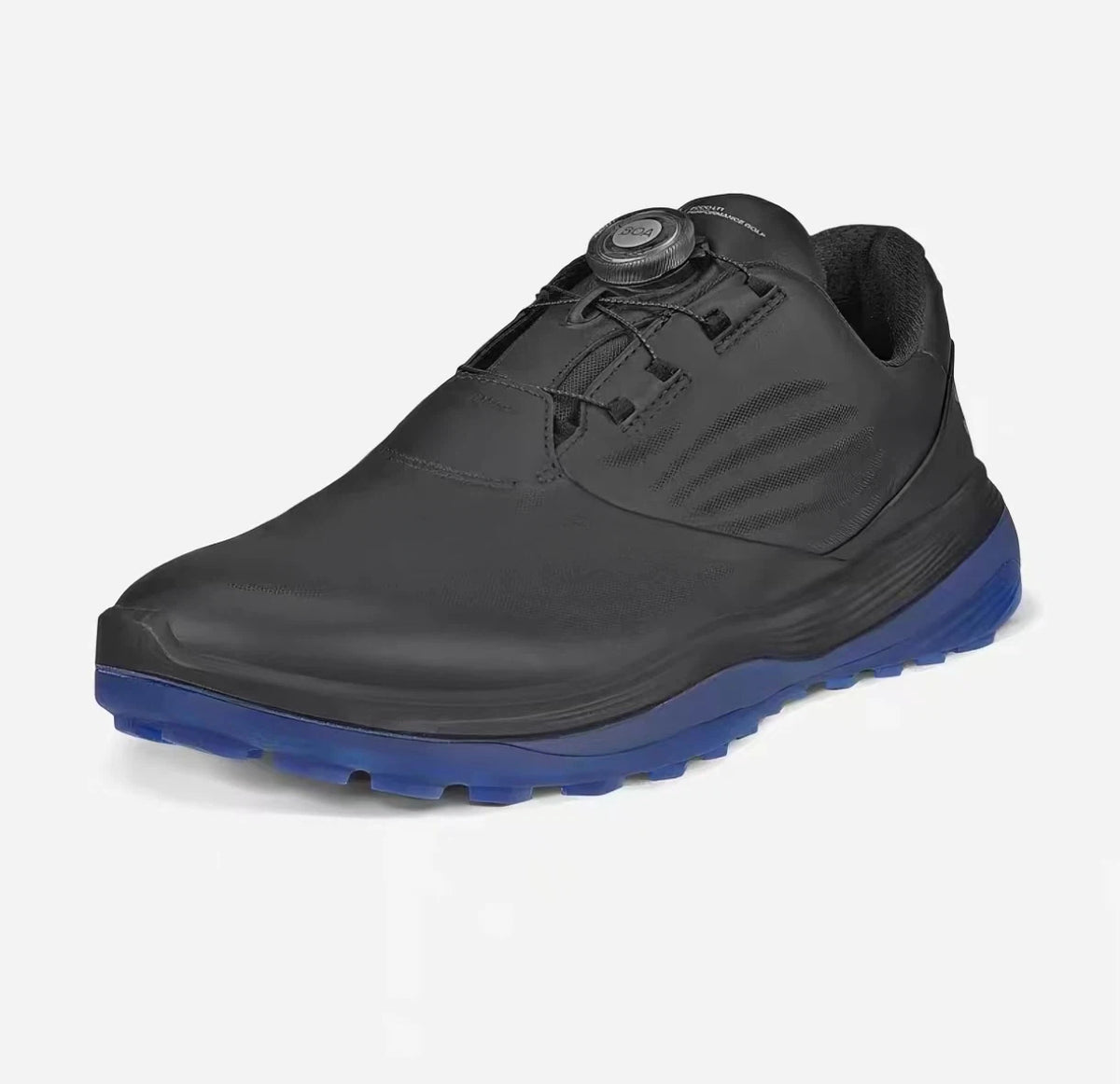 men’s lightweight BOA golf shoes in Black, side profile