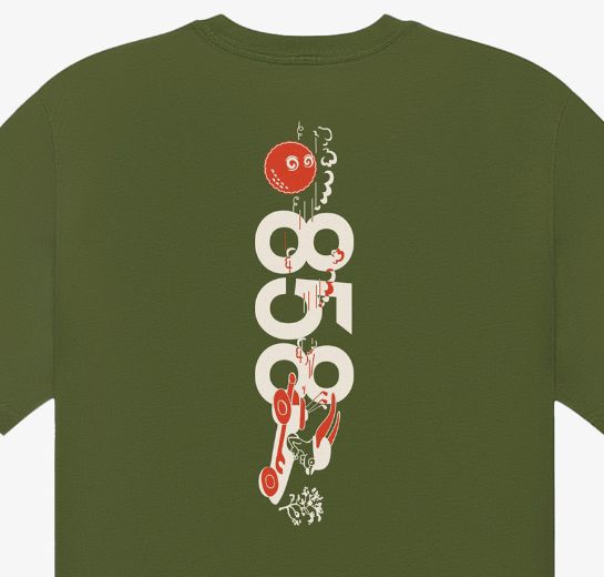 Malbon Golf Men’s Bermuda 858 Graphic T-Shirt