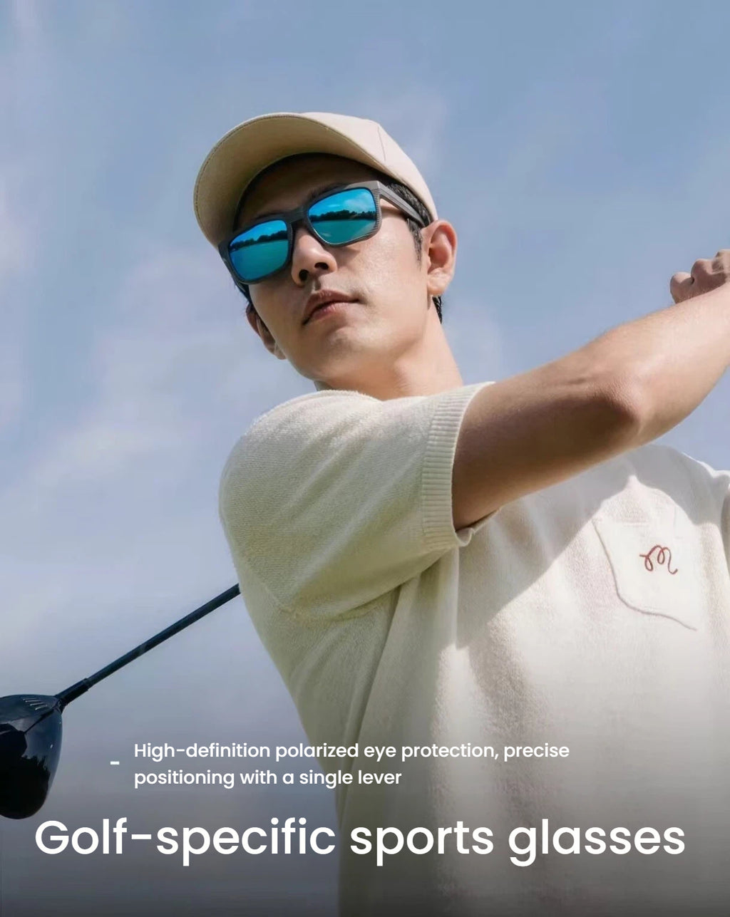 Leshen Polarized UV400 Golf Sports Sunglasses