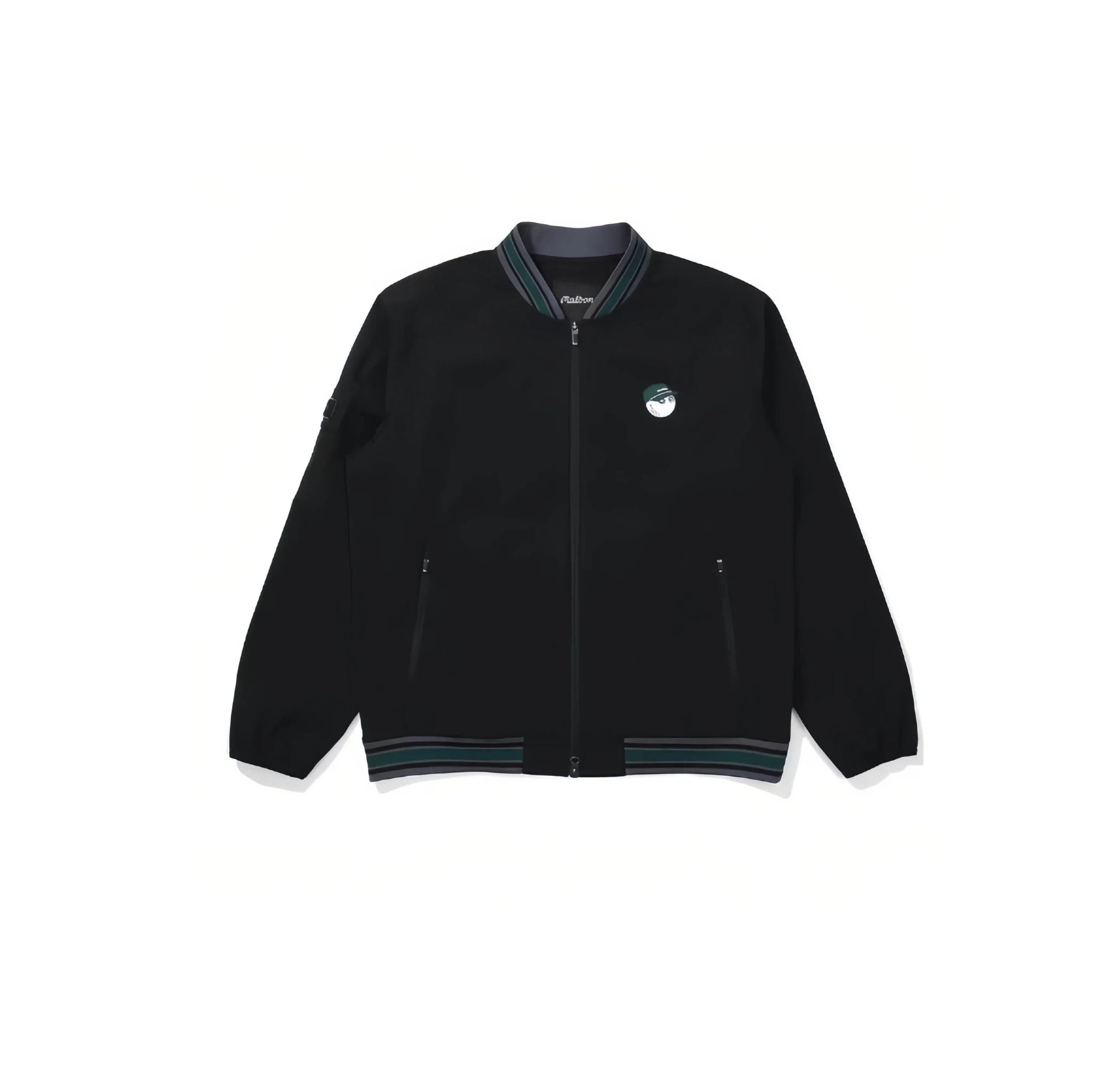 Malbon men golf zip jacket back view