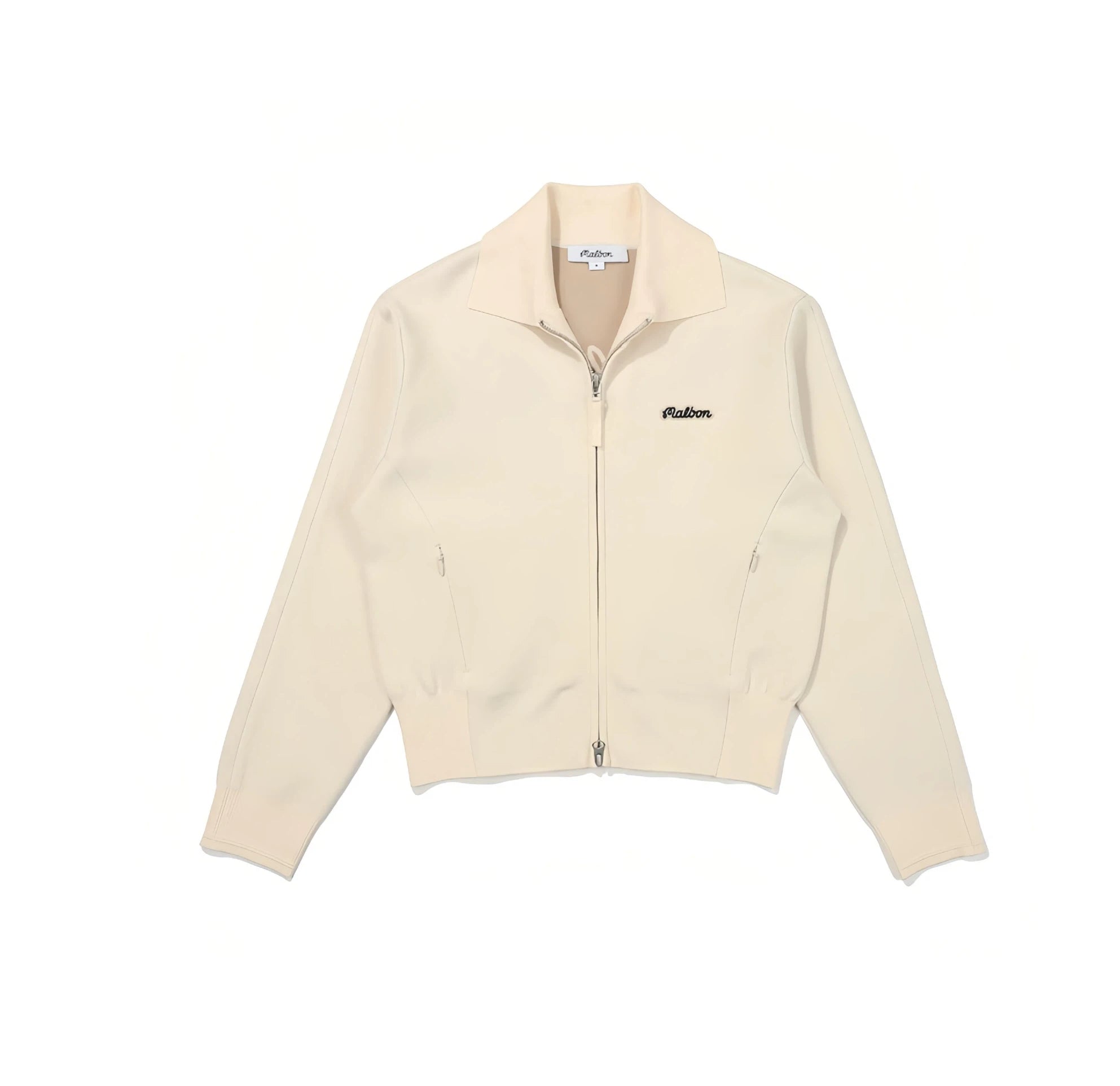 Malbon women's zip-up casual golf jacket — back view