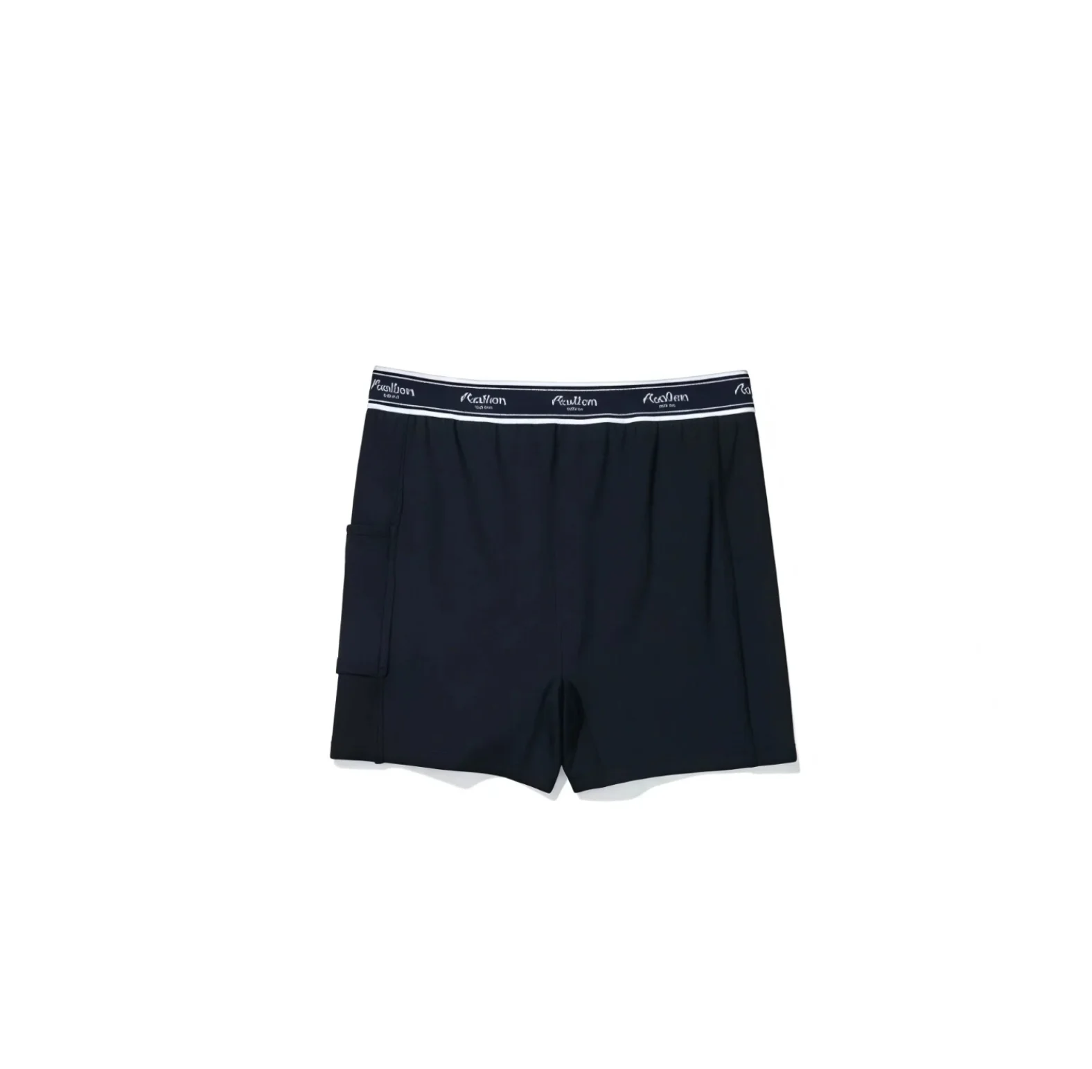 Malbon Women's Golf Skort - Autumn Winter Sport Skirt Dark Blue collar and logo detail