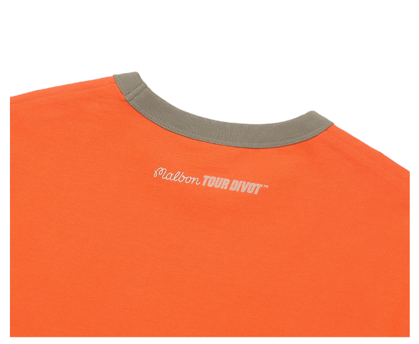 Malbon Golf Tour Divot Circular Graphic Casual T-Shirt