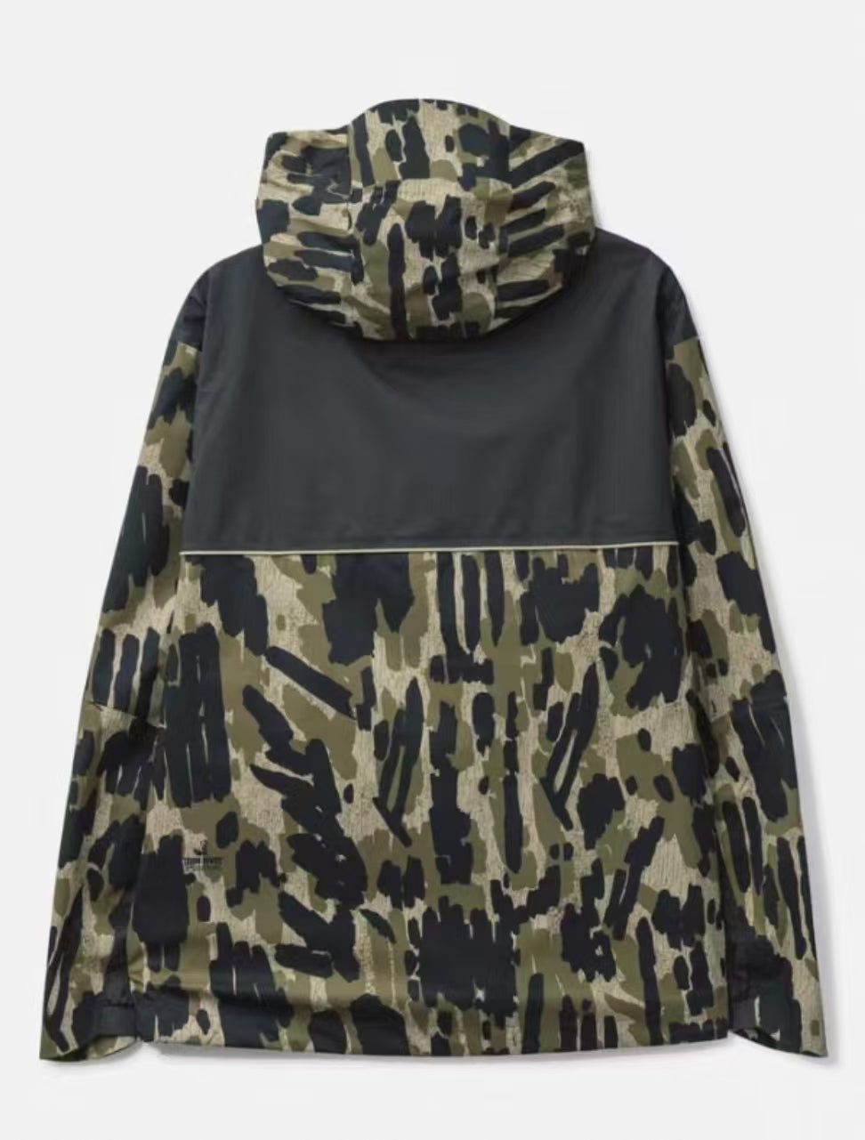Malbon Tour Divot Camo Rain Jacket golf rain jacket front view