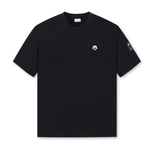 Golden Bear Black embroidered golf T-shirt front view