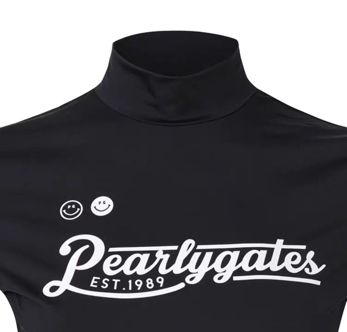 Women’s Summer Breathable Quick-Dry Sun Protection Slim Golf Shirt in Black - product view