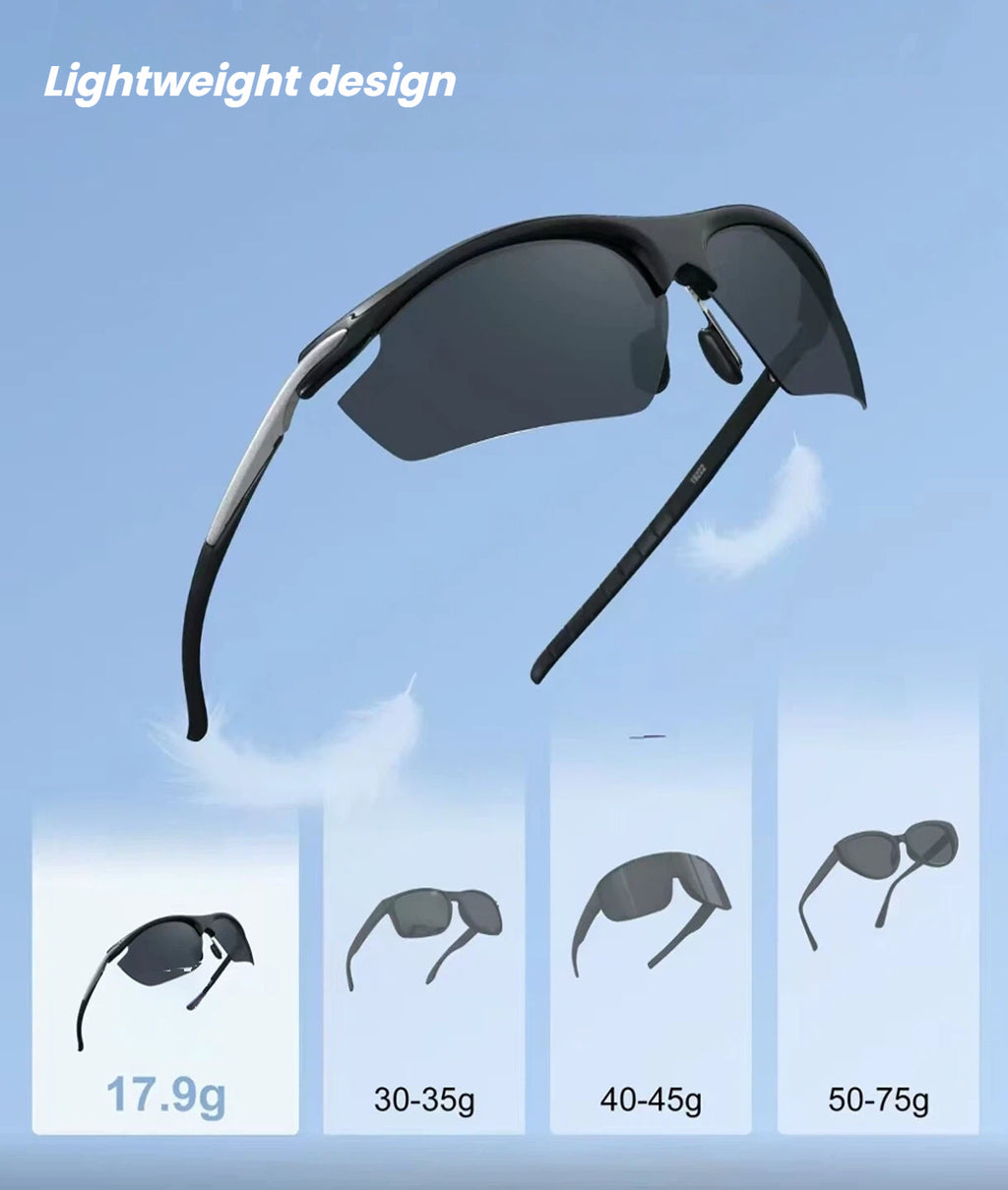 Leshen Polarized Anti-Slip Golf Sports Sunglasses