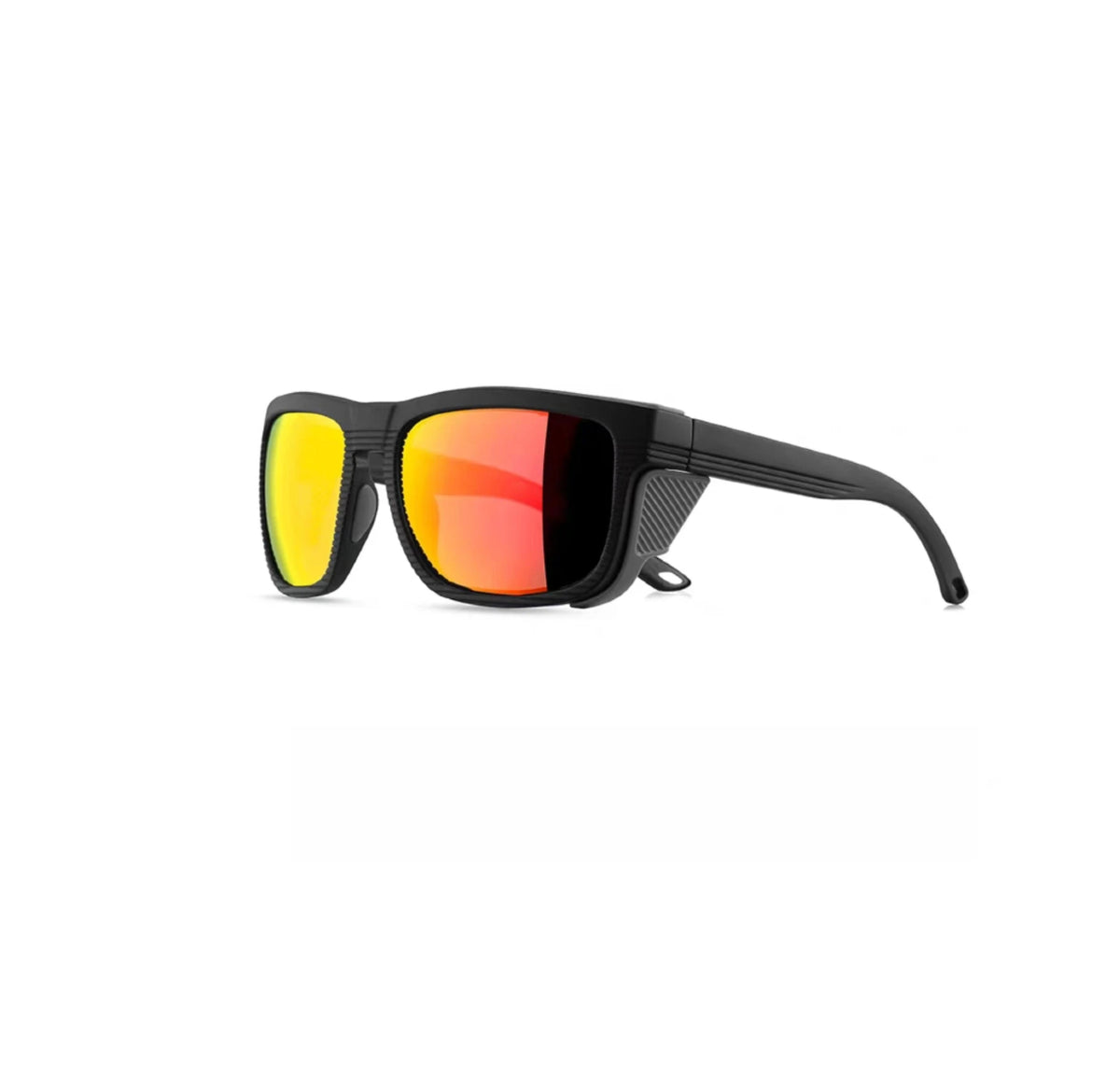 Orange-mirrored Leshen UV400 polarised golf sunglasses