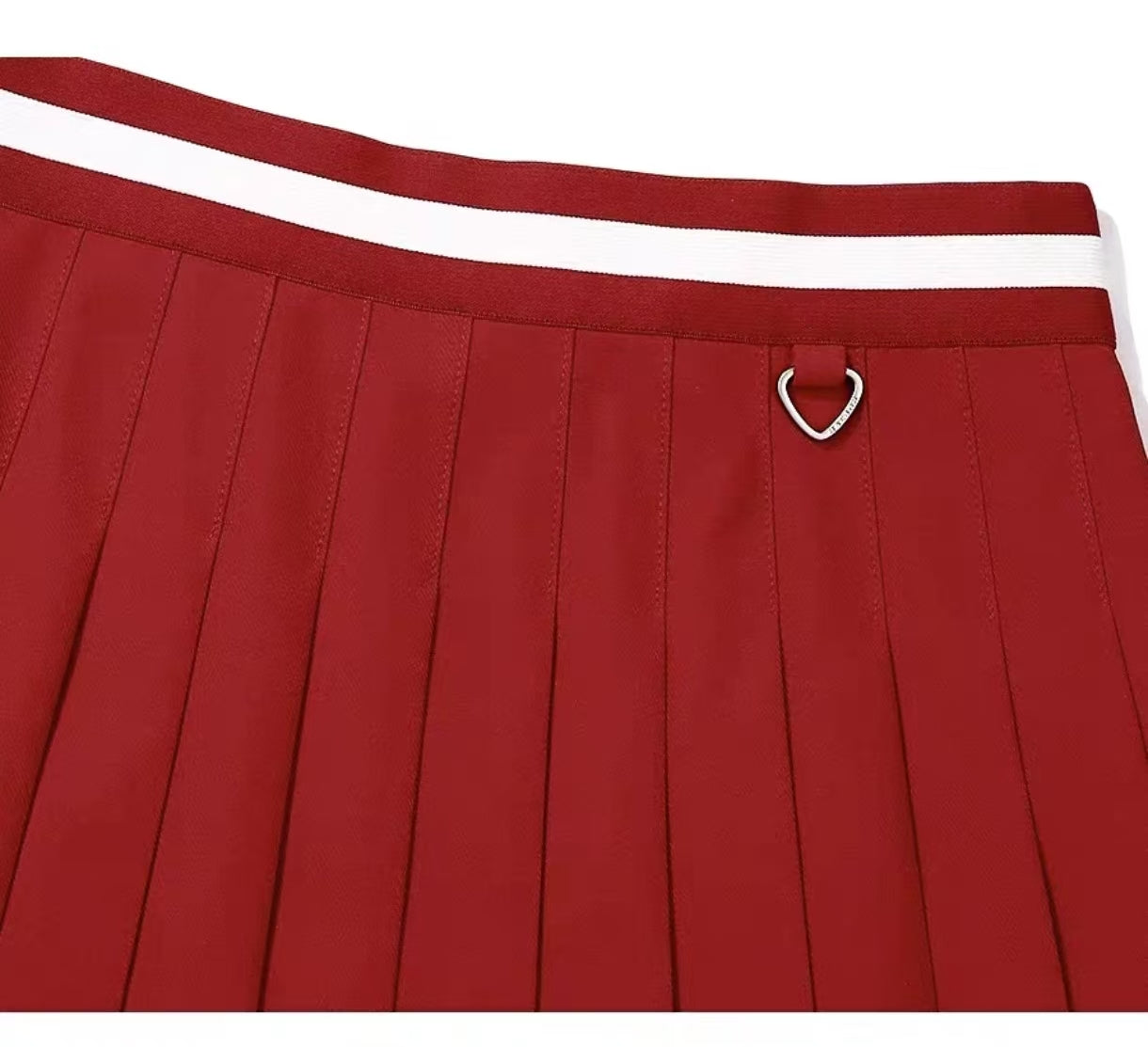 Malbon Women's Breathable Pleated Golf Skort pleated golf skort detail view