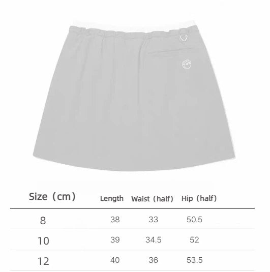 Malbon Studio Seoul Pintuck Flared Skirt Blue size chart