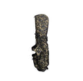 Side profile of the Scotty Cameron Wanderer Golf Bag in Camo Green and Black, showcasing the durable fabric, strap system, and sleek design ideal for golfers on the go.
