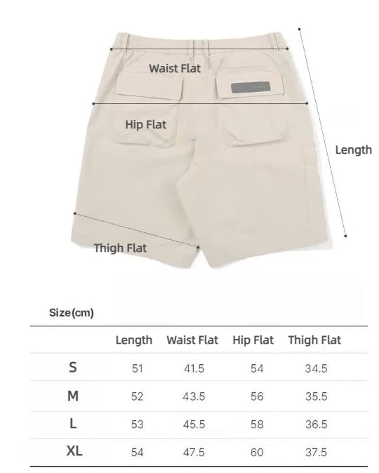 Malbon Men's Quick-Dry Breathable Shorts White size chart