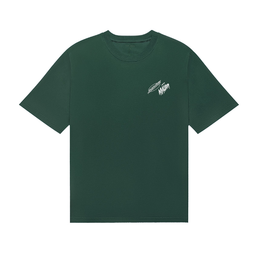 Malbon Santa Cruz Bermuda Graphic Golf T-Shirt Green front view
