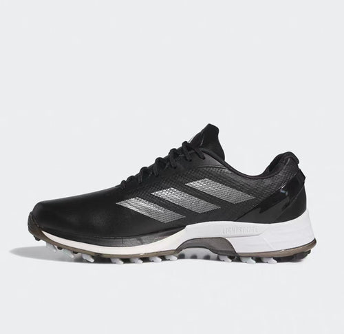 adidas Adizero ZG black spikeless golf shoe inner side view