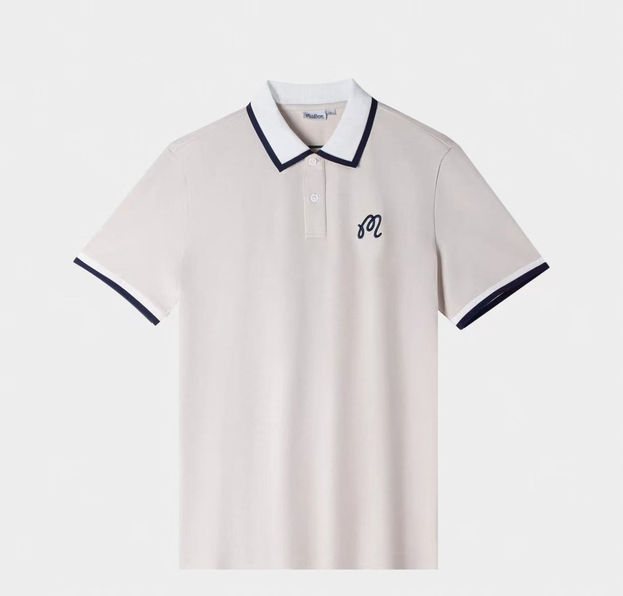 Malbon Golf Men’s Colorblock Athletic Polo Shirt