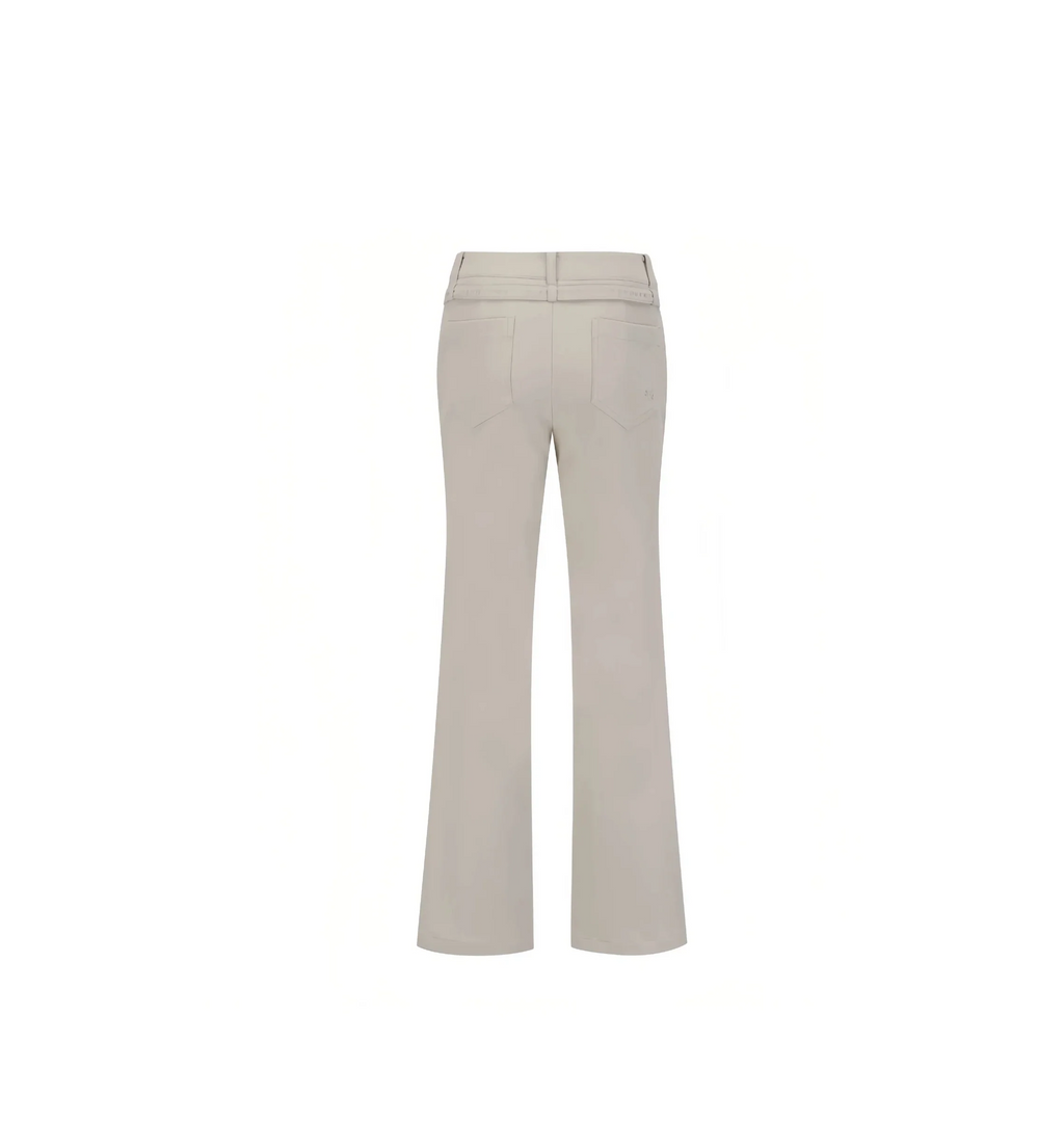 St Andrews women's slim-fit flare golf pants in Khaki - image 4