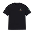 Golden Bear Black cotton graphic golf T-shirt front view