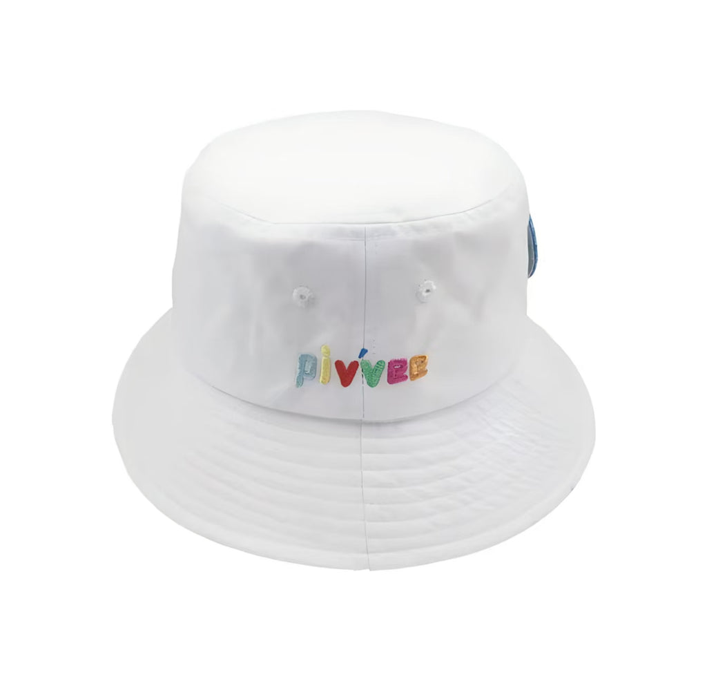 Pivvee Women’s 2024 Smiley Preppy Golf Sun Bucket Hat