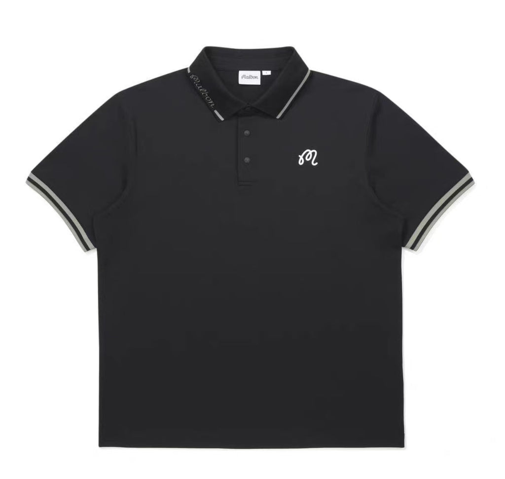 Malbon Golf Men’s Breathable Casual Sports Polo Shirt