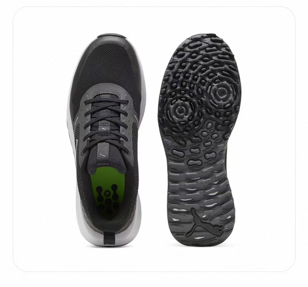 PUMA Men’s Breathable Cushioning Spikeless Golf Shoes