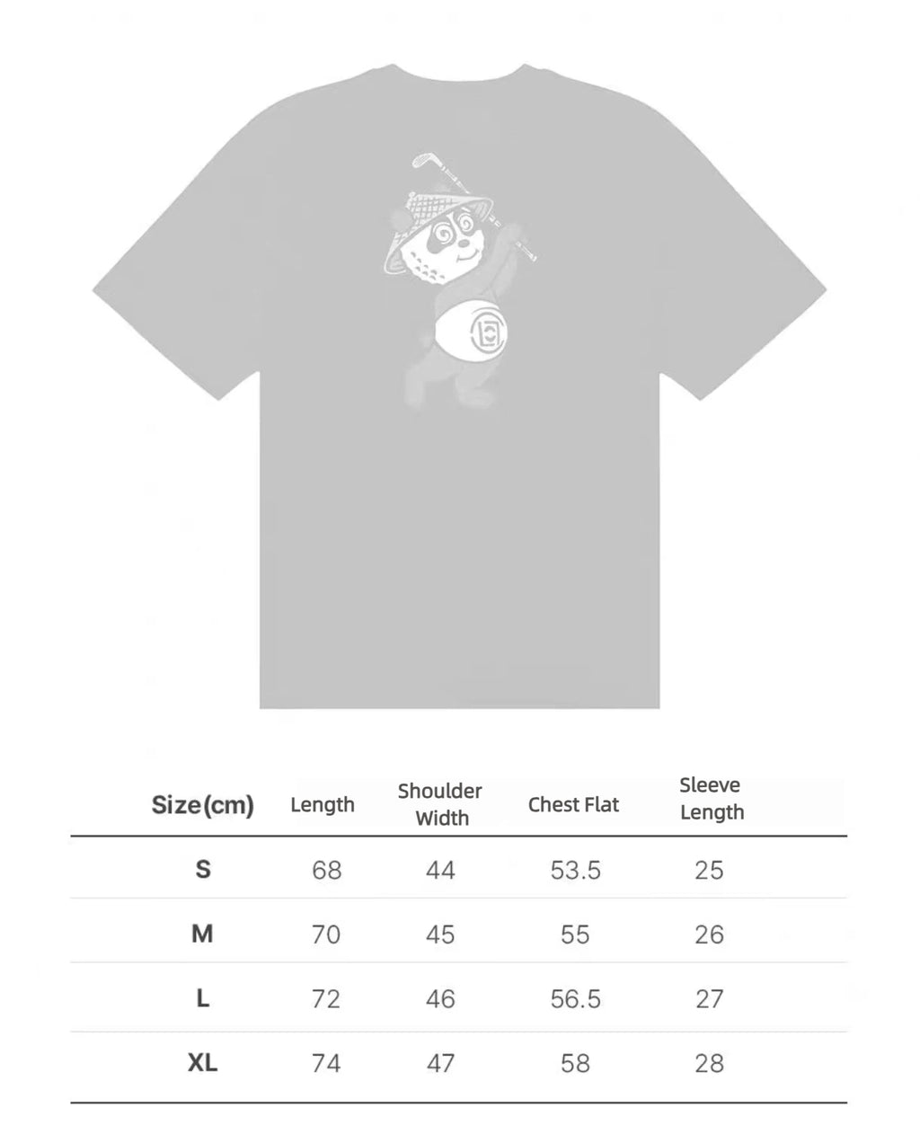 Malbon men's white graphic golf T-shirt front view
