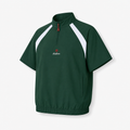 Malbon CLOT green golf windshirt front view