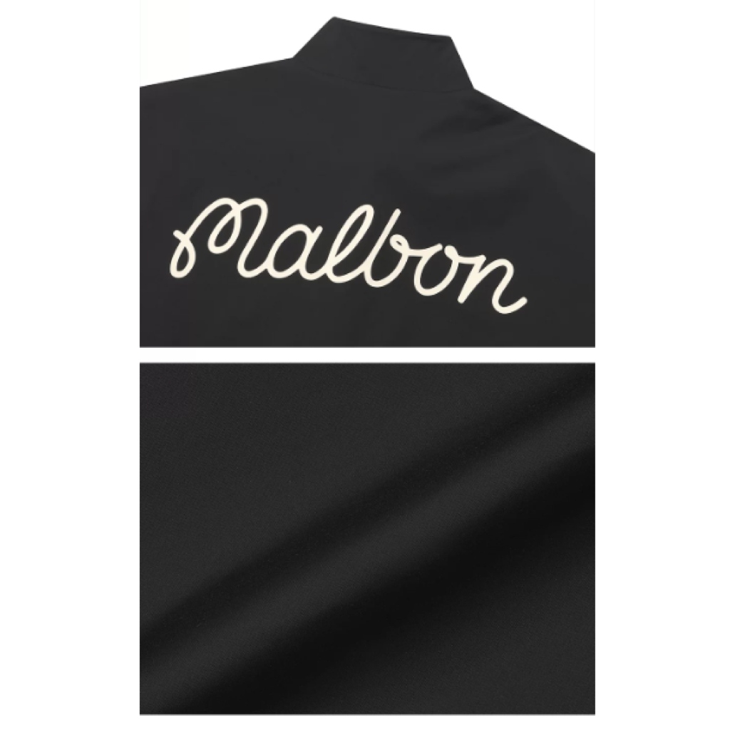 Malbon Lightweight Stretch Windproof Pullover Black product view