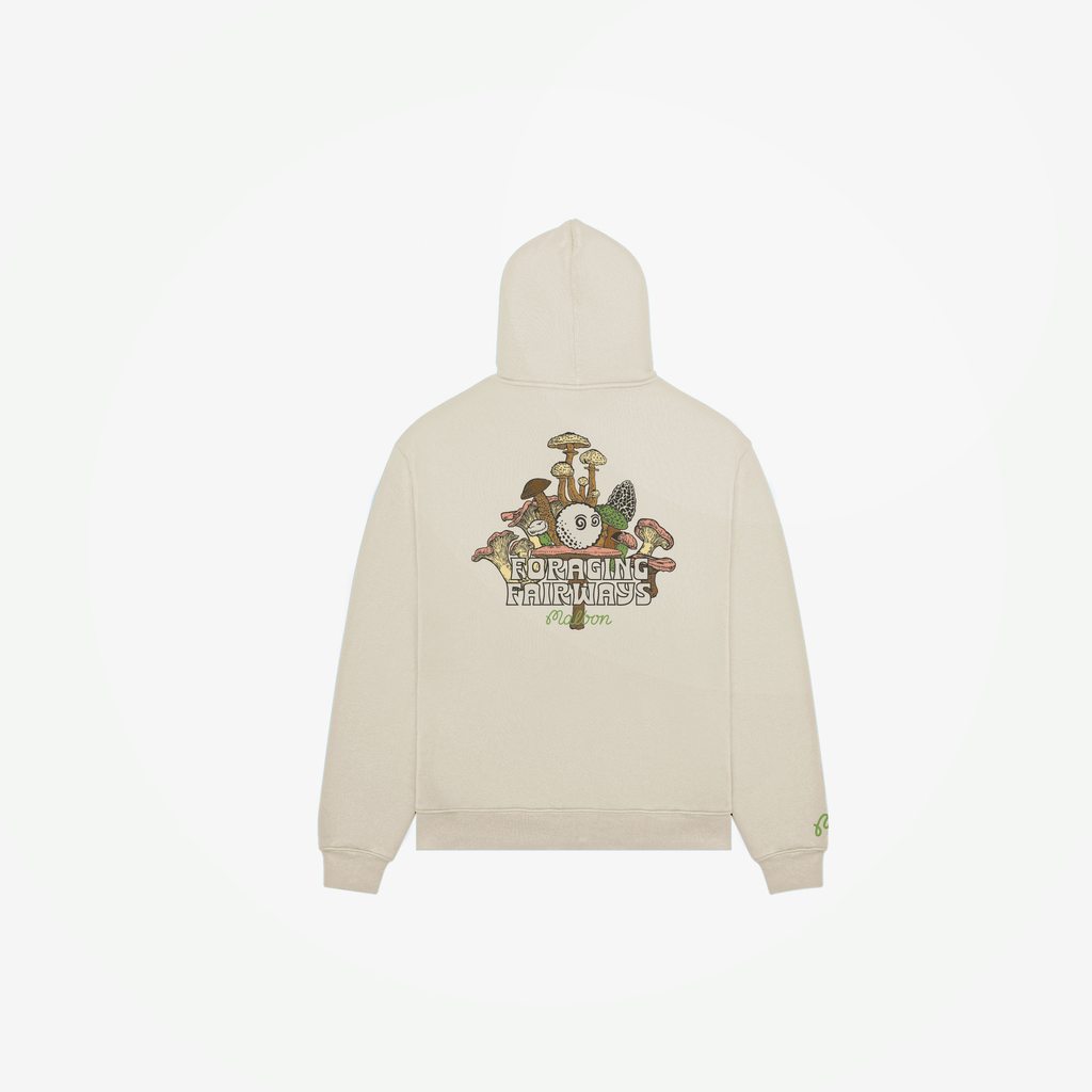 Malbon Malbon Fesque Foraging Hoodie cream model image 1